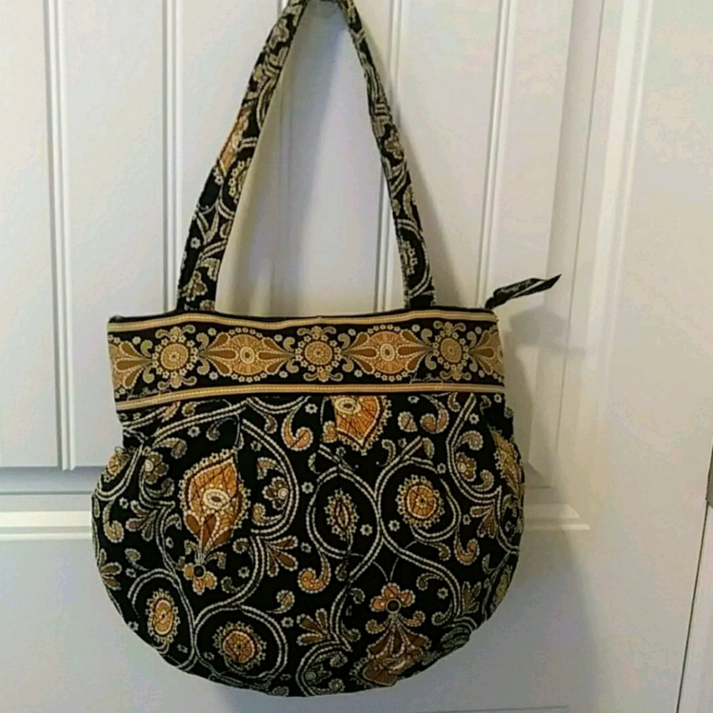VERA BRADLEY QUILTED BUCKET BAG